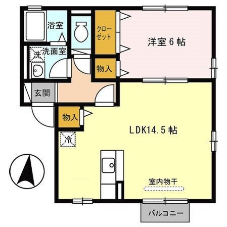 リヴェールソシアの物件間取画像